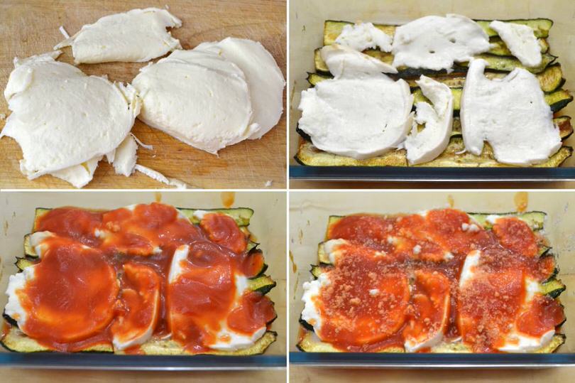 4 strato mozzarella