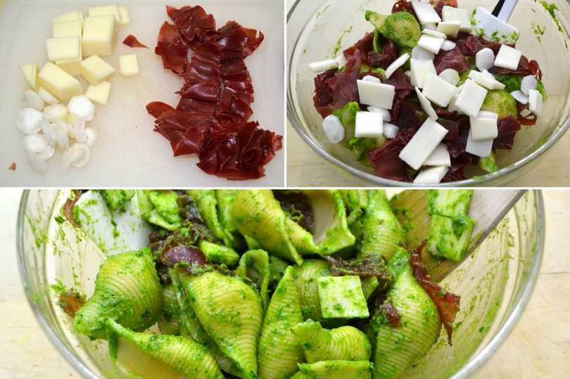 5 aggiungere bresaola