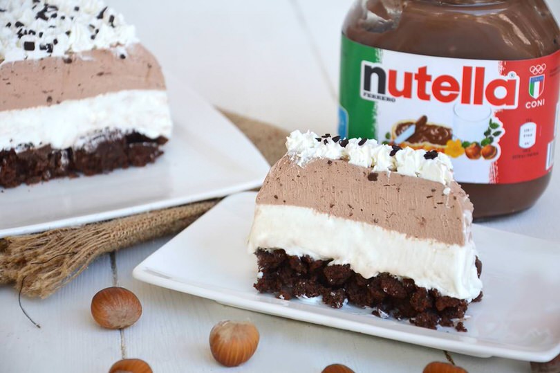 Torta gelato alla Nutella