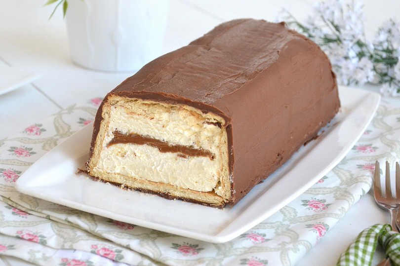 Torta gelato twix