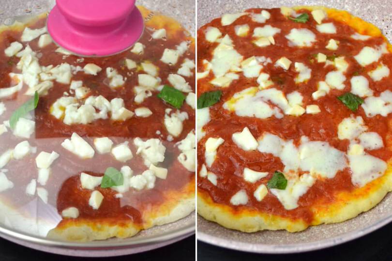 cuocere pizza