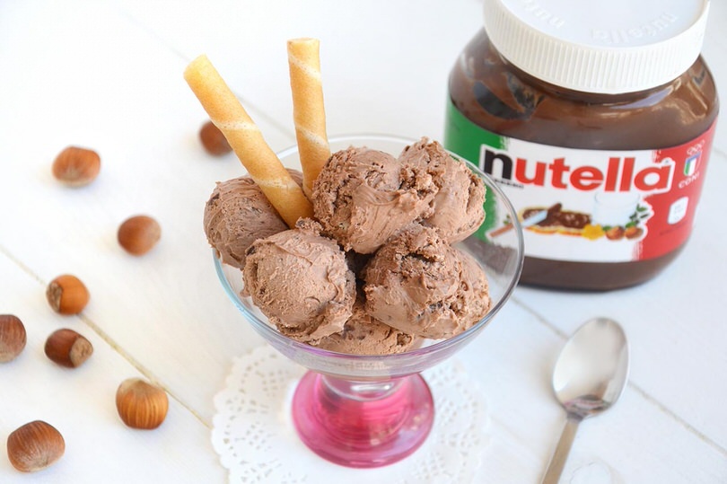 Gelato alla Nutella senza gelatiera