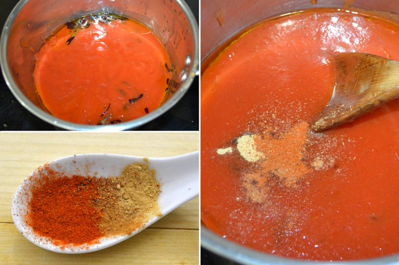 pomodoro e spezie