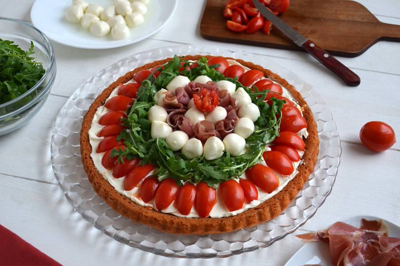 Crostata salata a base morbida