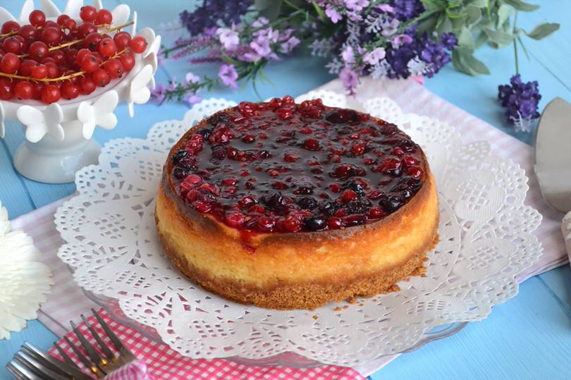 Cheesecake ai frutti di bosco