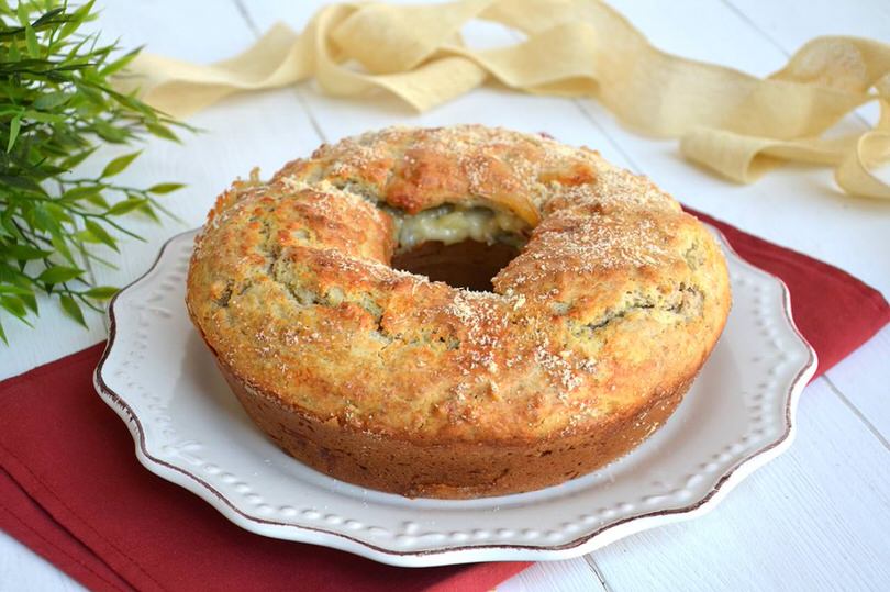 Ciambella gorgonzola e noci