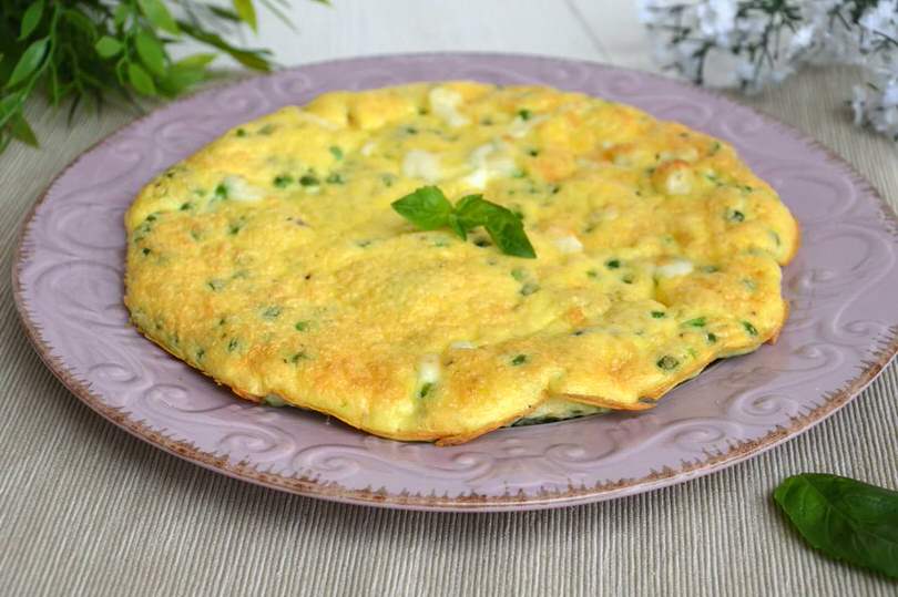 Frittata di piselli