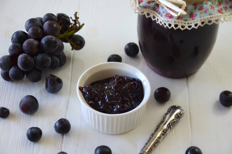 marmellata uva fragola