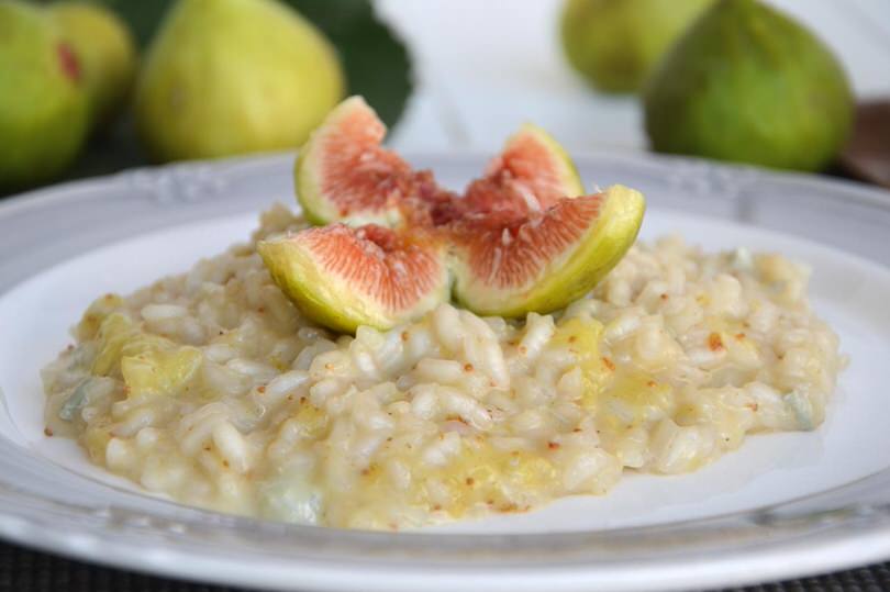 Risotto fichi e gorgonzola