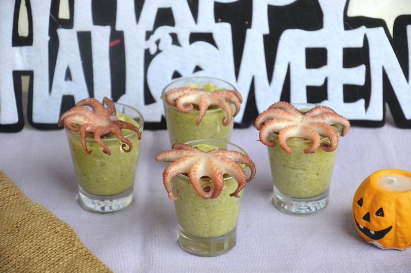 Crema di broccoli e polpo