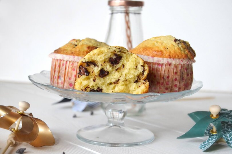 muffin-ricotta-gocce-di-cioccolato