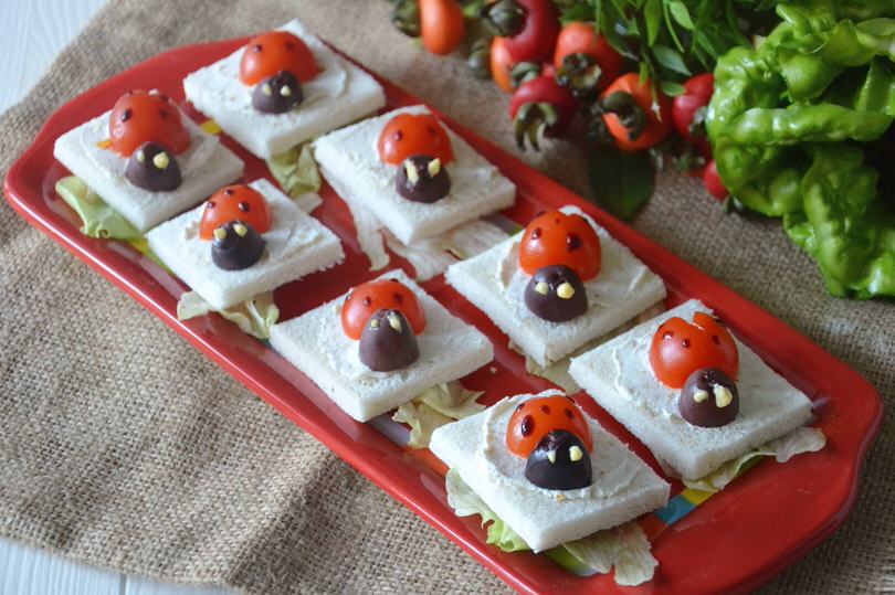 Tartine coccinella