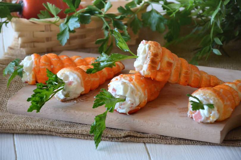 Coni di pasta sfoglia
