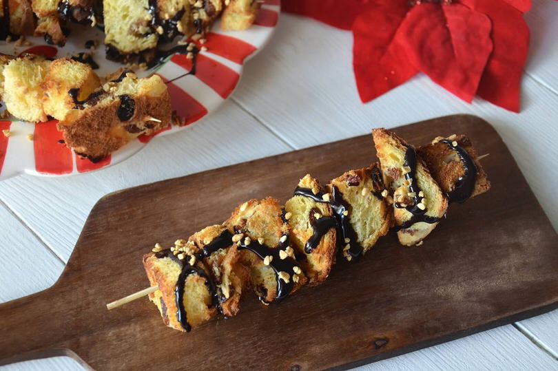 Spiedini di panettone