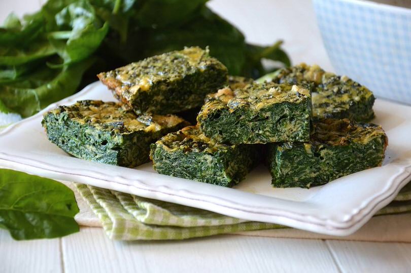 Frittata di spinaci