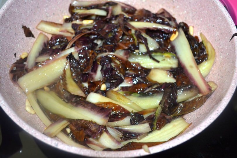3 cuocere radicchio