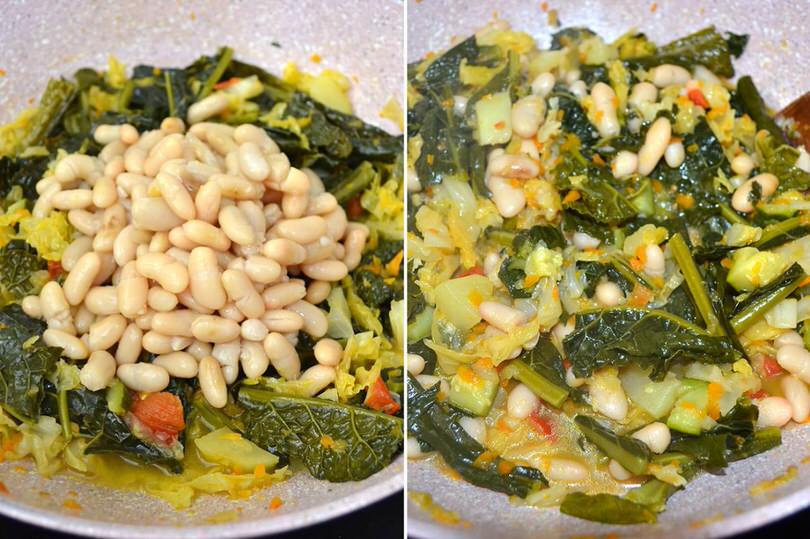 5 aggiungere fagioli