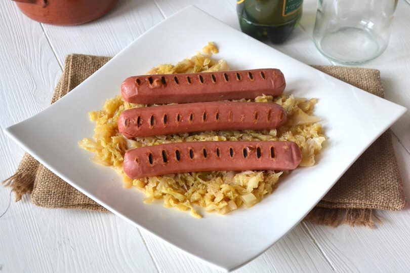 Wurstel e crauti