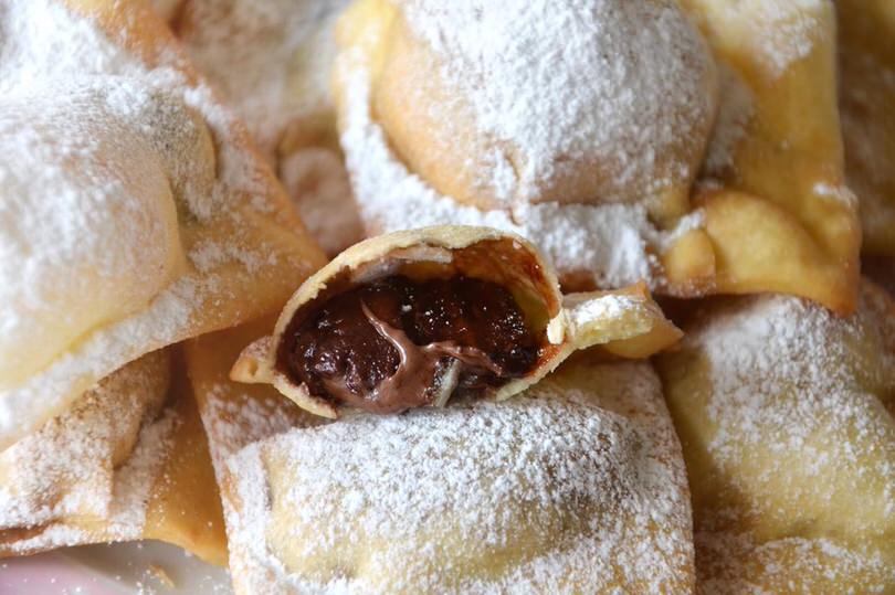 Bugie ripiene di Nutella
