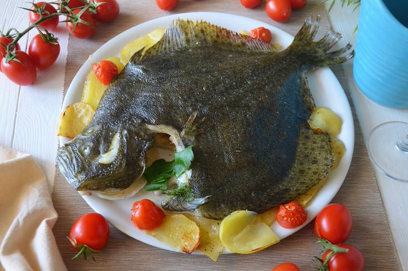 Rombo al forno con patate