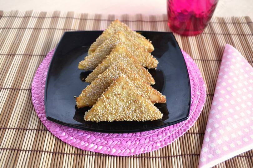Toast di gamberi