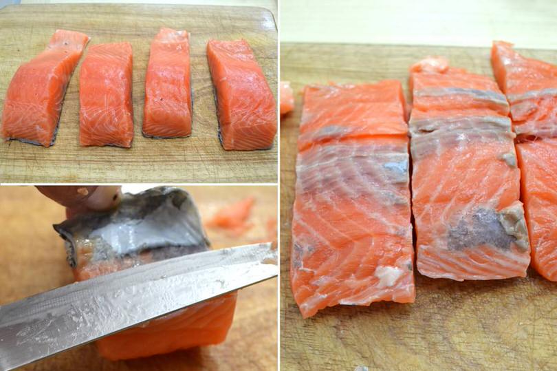 2 filetti di salmone