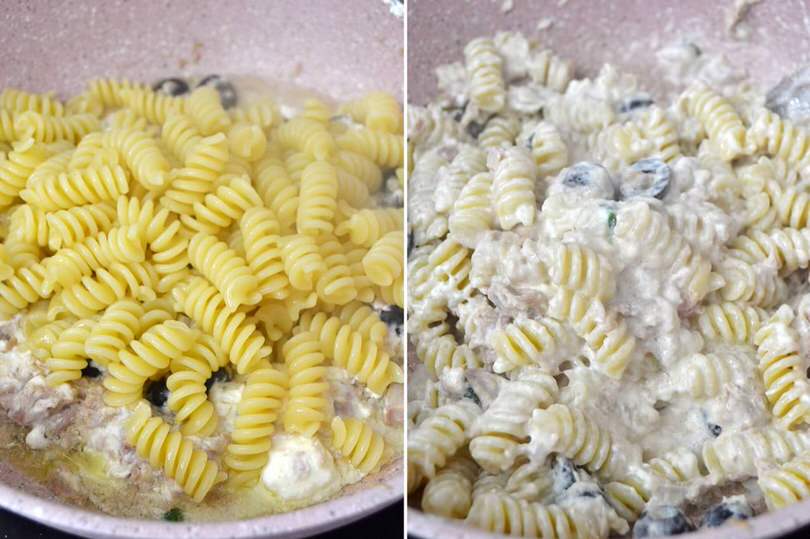 3 aggiungere pasta