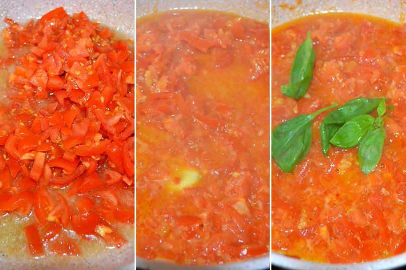 3 aggiungere pomodorini