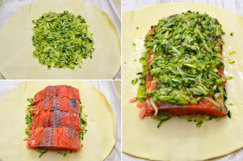 3 salmone sulla sfoglia