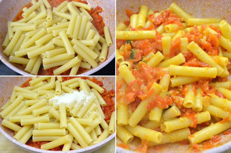 4 aggiungere pasta