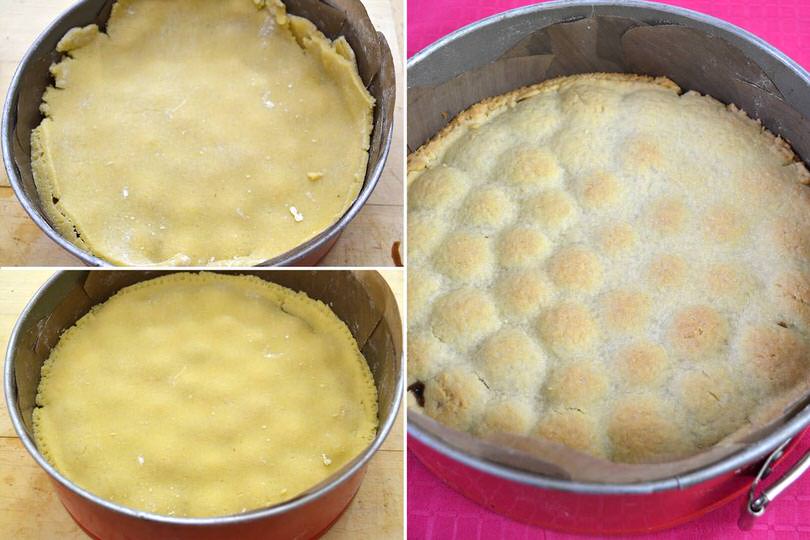 8 coprire crostata e infornare
