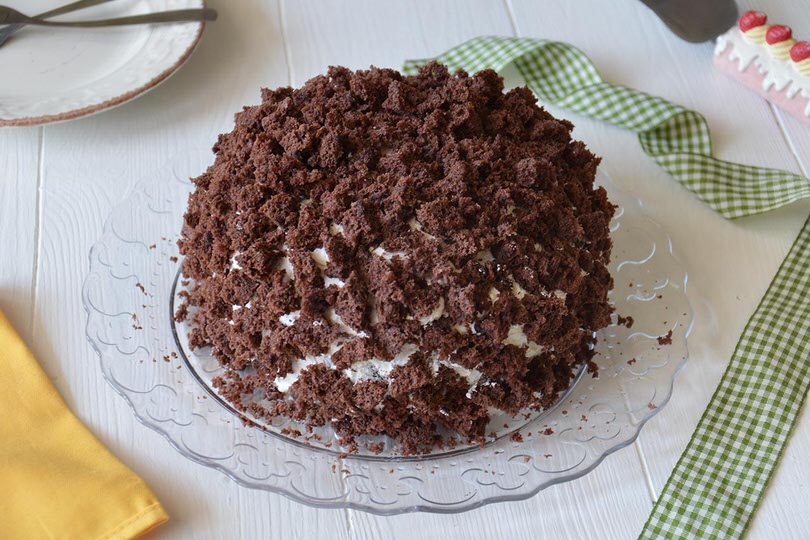 Torta mimosa al cioccolato