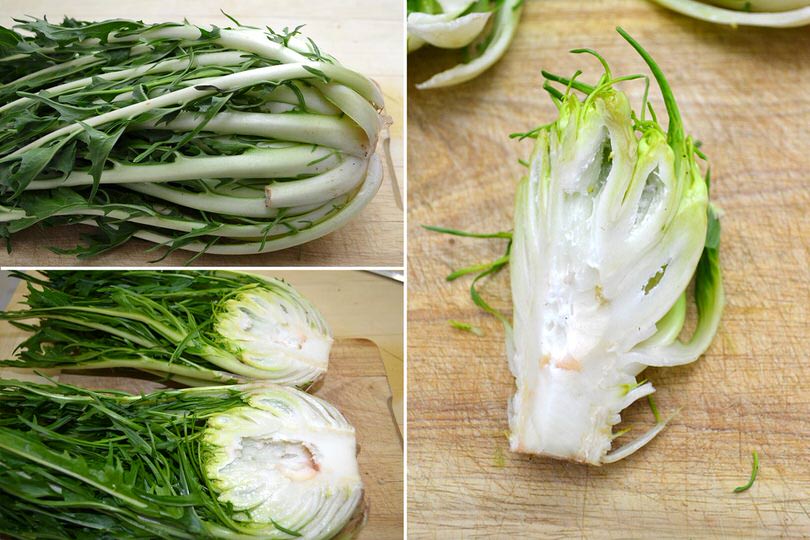 1 pulire puntarelle