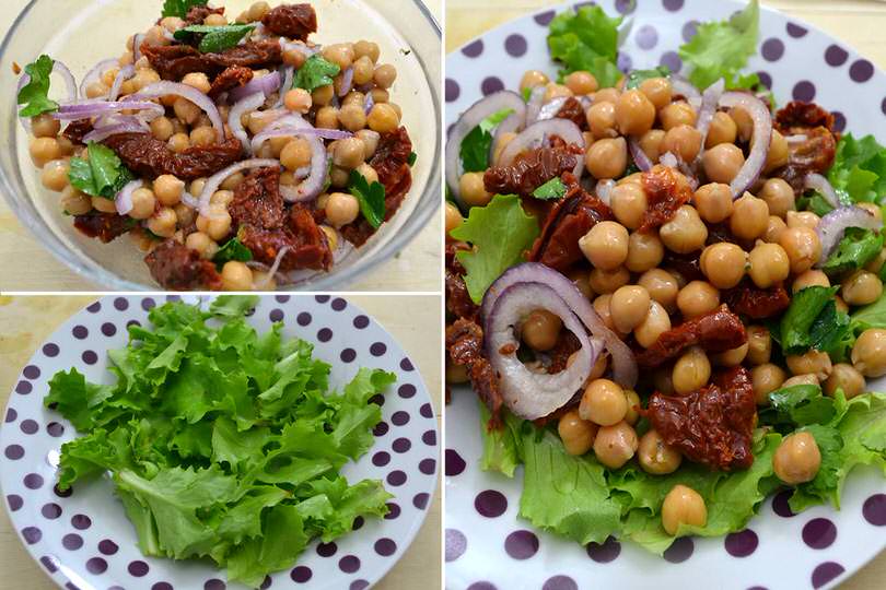 2 aggiungere insalata