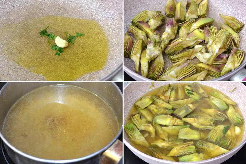 2 cuocere carciofi