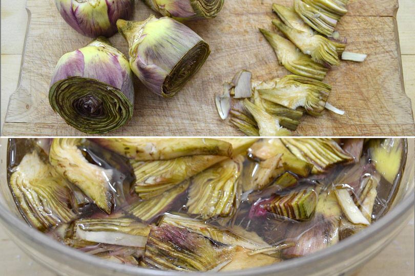 2 pulire carciofi