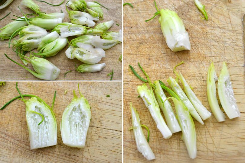 2 tagliare puntarelle