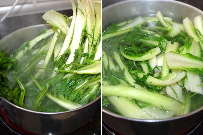 3 bollire puntarelle