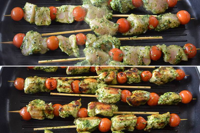 5 cuocere spiedini
