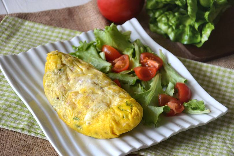 omelette in a-bag