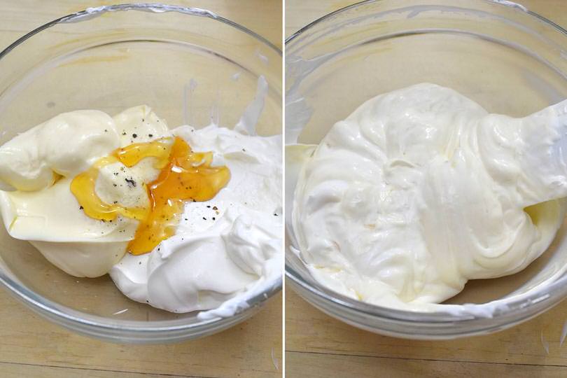 3 maionese e yogurt