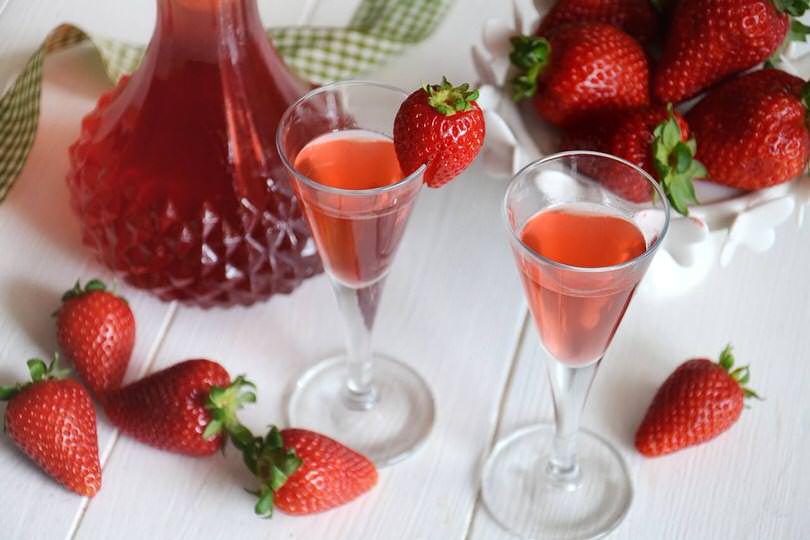 Liquore alle fragole