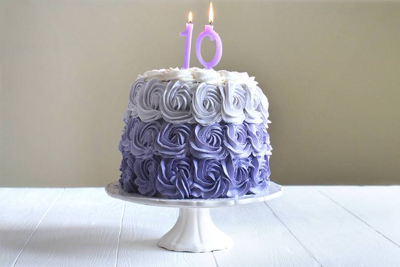 Torte decorate con panna