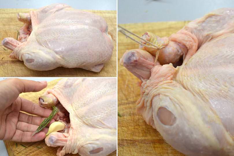 1 imbottire con aglio e prezzemolo