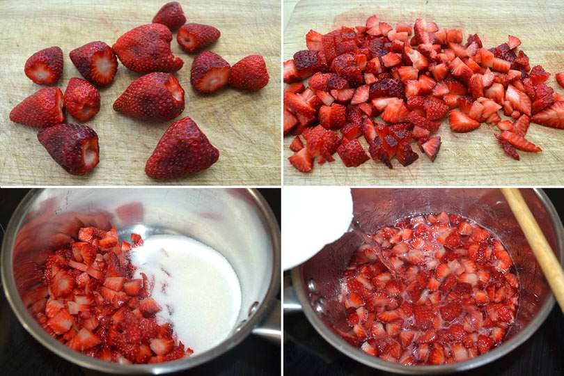 1 sciroppo fragole