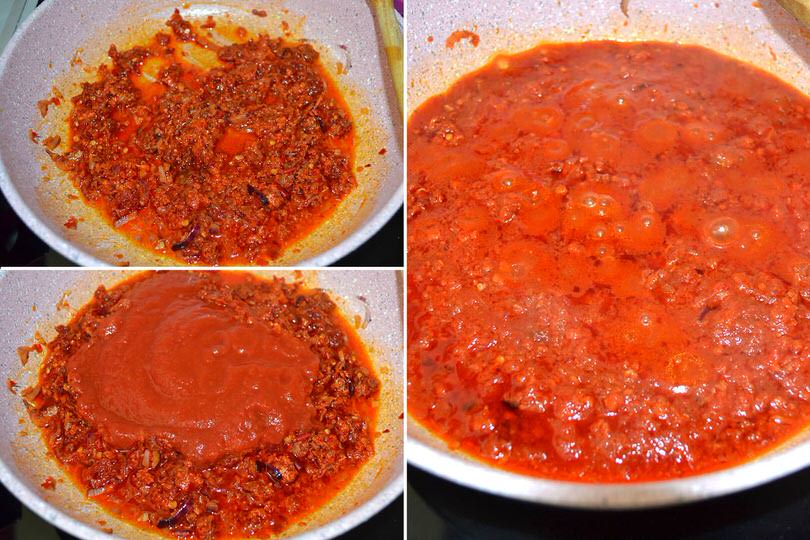 3 aggiungere pomodoro