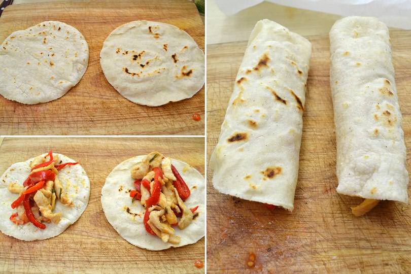 4 farcire tortillas