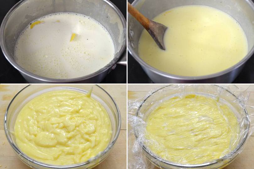 4 preparare crema pasticcera