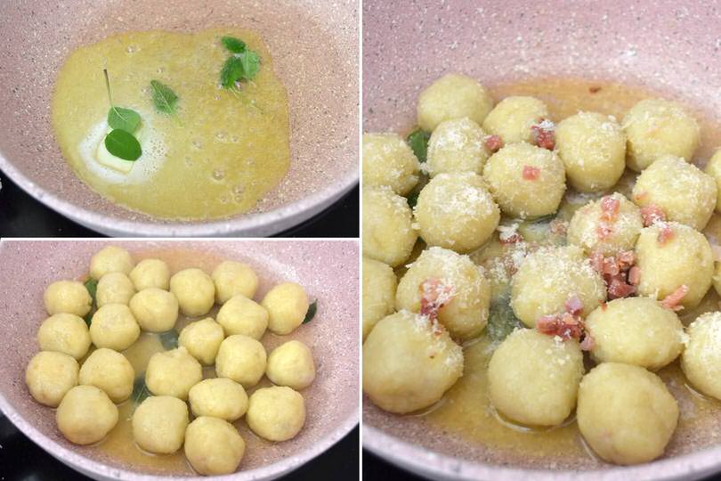 6 gnocchi in padella