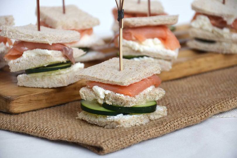 Tramezzini al salmone